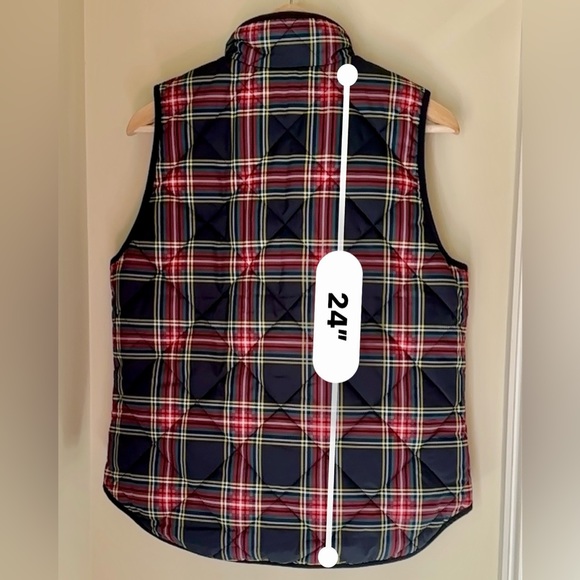J Crew quilted plaid vest - Picture 6 of 9